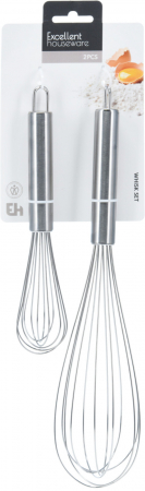 Set 2 teluri Koopman Excellent Houseware, otel inoxidabil, 20-30.5 cm, argintiu [1]