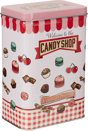 Set 3 cutii alimente Excellent Houseware, metal, multicolor [6]