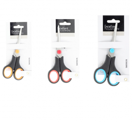 Iluminat, Electrice & Accesorii - Set 3 foarfece Excellent Houseware, otel inoxidabil, 14 cm, multicolor