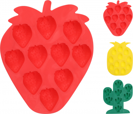 Accesorii Bauturi - Set 3 forme de gheata Excellent Houseware, silicon, multicolor