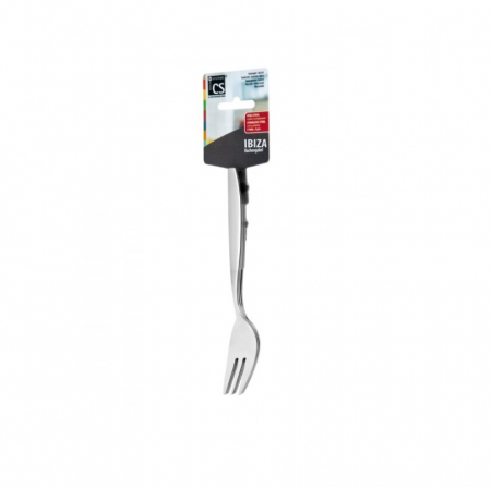 Vesela si tacamuri - Set 3 furculite prajitura Carl Schmidt Sohn-Ibiza, otel inoxidabil 18/0, 14.5 cm,  argintiu
