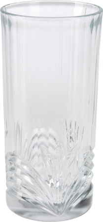 Set 3 pahare Excellent Houseware, sticla, 7x14 cm, 380 ml, transparent [4]