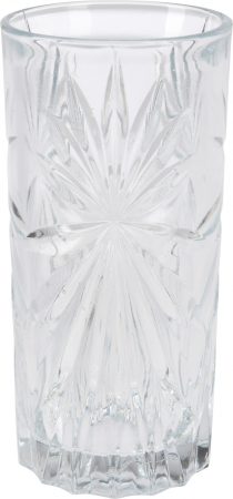 Set 3 pahare Excellent Houseware, sticla, 7x14 cm, 380 ml, transparent [3]