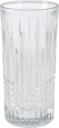 Set 3 pahare Excellent Houseware, sticla, 7x14 cm, 380 ml, transparent [5]