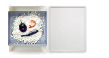 Ibili 3-piece food processor set, plastic, 27.5x22x5.5 cm, white/gray [2]