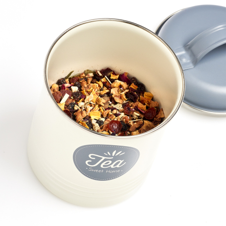 Set 3 recipiente depozitare cafea/zahar/ceai Zeller-Sweet Home, metal, multicolor [1]