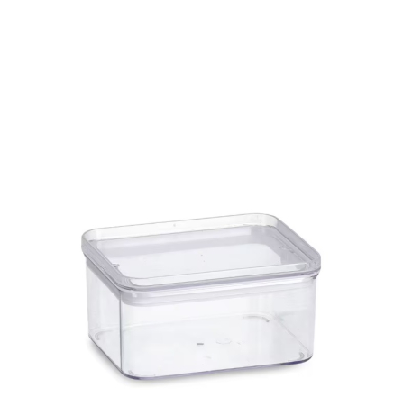 Set 3 recipiente pentru alimente Zeller, plastic, 0.5 l/1.1 l/ 1.65 l, transparent [3]