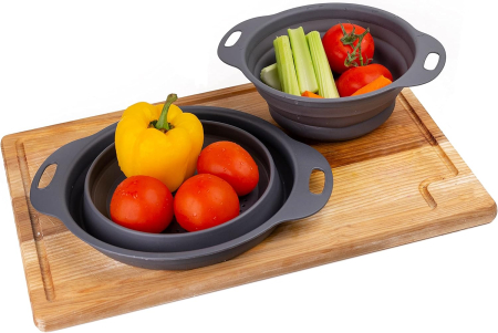 Set 3 strecuratori pliabile Swiss Haus-Bakeware, polipropilena, negru [10]