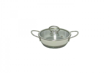 Set 3 tigai OMS-Eggpan, otel inoxidabil 18/10, 16/18/20 cm, argintiu [1]