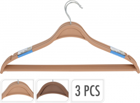 Set 3 umerase Excellent Houseware, polipropilena, maro [1]