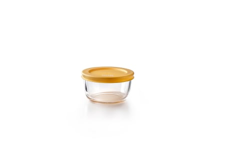 Set of 4 Ibili casseroles, borosilicate glass, 234/472/944/1652 ml, transparent/multicolor [2]