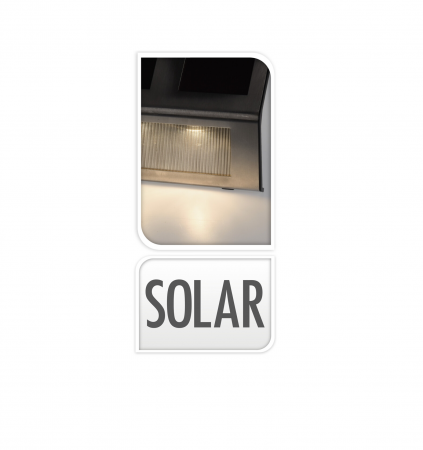 Set 4 lampi iluminat solar ProGarden, otel inoxidabil, 14x9.5 cm, argintiu/negru [2]