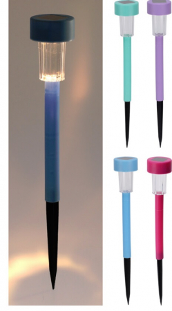 Set of 4 solar lighting lamps ProGarden, plastic, 36x5.5 cm, multicolor [8]