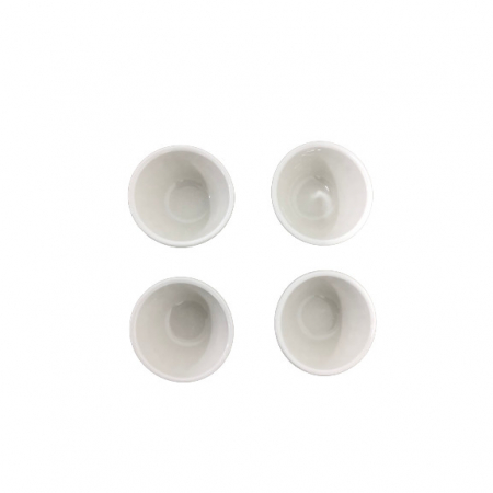 Set 4 mini-boluri servire Excellent Houseware, ceramica, 6x3.5 cm, alb [1]