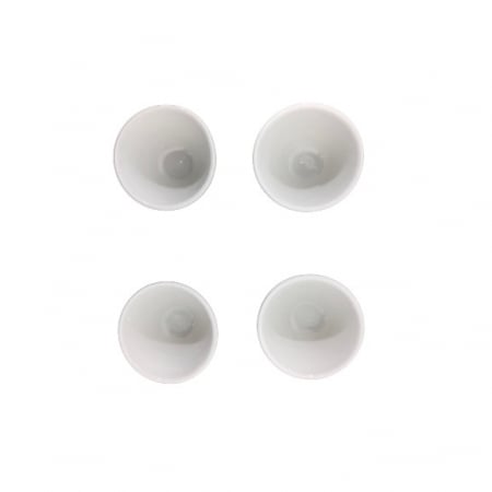 Set 4 mini-boluri uni servire Excellent Houseware, ceramica, 6x3.5 cm, alb [1]