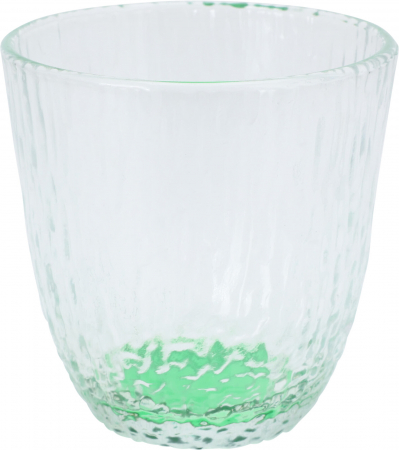 Set 4 pahare Excellent Houseware, sticla, 8.5x9 cm, 300 ml, transparent/multicolor [2]