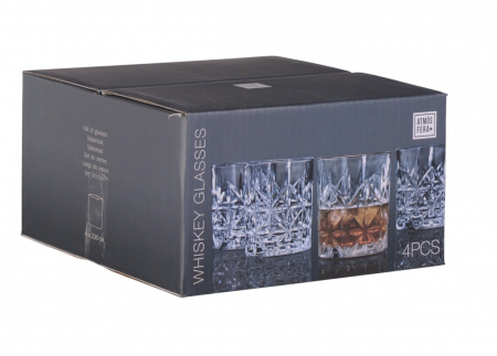 Set 4 pahare Excellent Houseware, sticla termorezistenta, 7.5x8 cm, 230 ml, transparent [1]