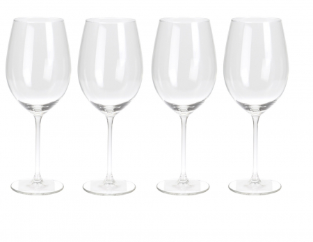 Pahare - Set 4 pahare vin Excellent Houseware, sticla, 7x24 cm, 540 ml, transparent