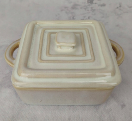 Set 4 ramekini cu capac Koopman, ceramica, 14x10.5x6.5 cm, 240 ml, patrat [2]