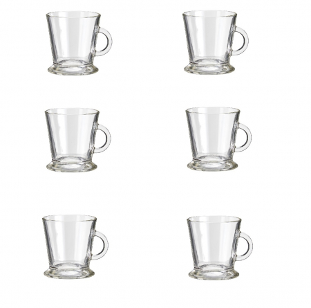 Cesti - Set 6 cesti Excellent Houseware, sticla, 9x7 cm, 170 ml, transparent