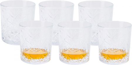 Pahare - Set 6 pahare Excellent Houseware, sticla, 8x10 cm, 340 ml, transparent