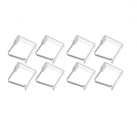 Accesorii mobilier - Set 8 clipsuri masa Excellent Houseware, plastic, 5x4 cm, transparent