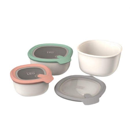 Boluri - Set boluri cu capac BergHOFF-Leo, polipropilena, multicolor
