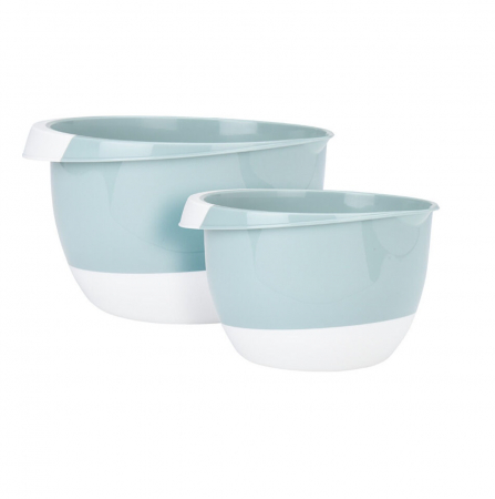Boluri - Set doua boluri mixare/servire Excellent Houseware, polipropilena, 2 si 3.5 l, vernil