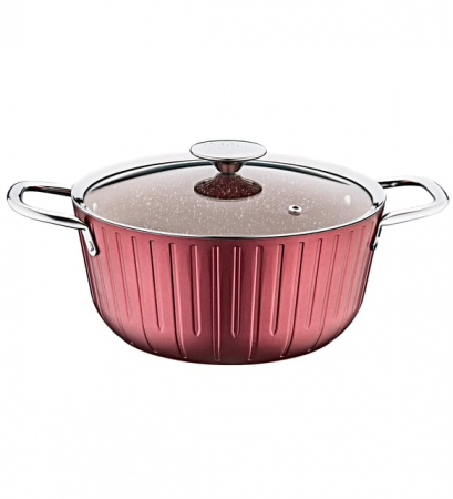Set oale 7 piese OMS-Colonna, aluminiu/granit, visiniu [2]