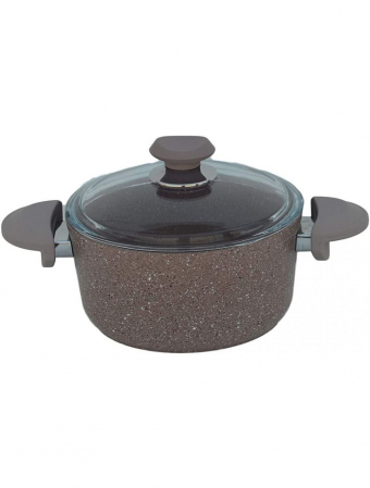 Set oale 9 piese OMS, aluminiu/granit, maro [1]