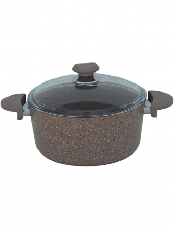 Set oale 9 piese OMS, aluminiu/granit, maro [2]