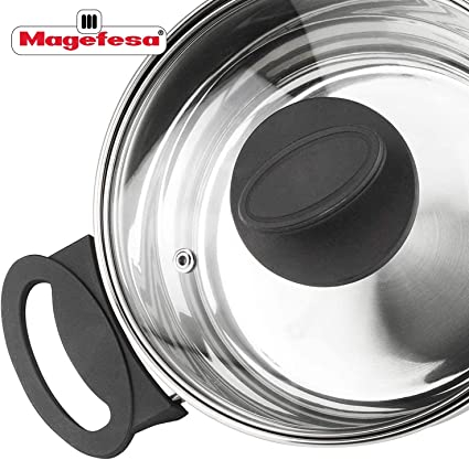 Set oale Magefesa-Style, otel inoxidabil/bachelita, 24x14 cm, argintiu/negru [4]