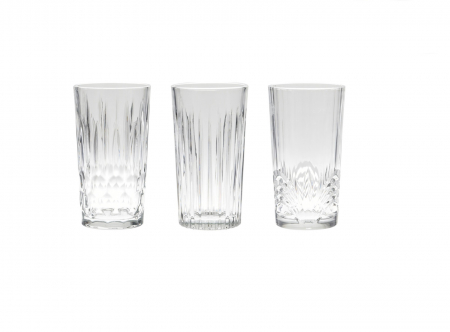 Pahare - Set pahare Excellent Houseware, sticla termorezistenta, 7x13cm, 260 ml, transparent
