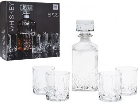 Set servire whiskey Koopman-Atmosfera, sticla, transparent [3]