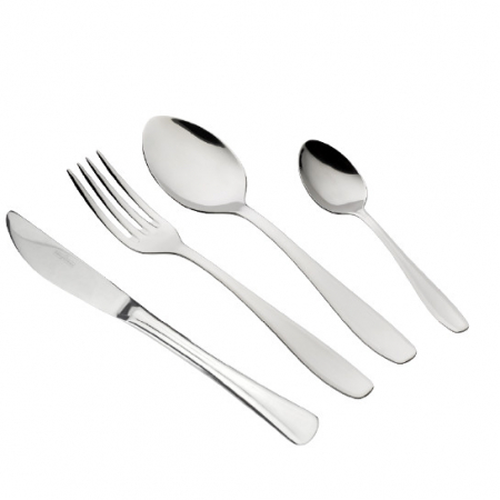 Set tacamuri 24 piese Magefesa-Model 480, otel inoxidabil 18/10, argintiu [0]