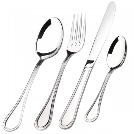 Seturi de tacamuri - Set tacamuri Magefesa-Ana, otel inoxidabil, 24 piese, cutie cadou fereastra