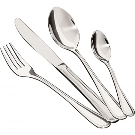 Seturi de tacamuri - Set tacamuri Magefesa-Sevilla, otel inoxidabil, 24 piese, argintiu