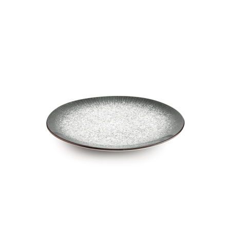 Set vesela Ibili Loira, portelan, 12 piese, alb/gri [1]