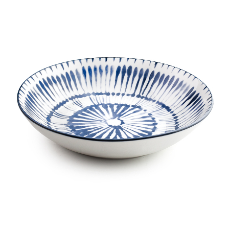 Set vesela Ibili Zeeland, portelan, 12 piese, alb/albastru [3]