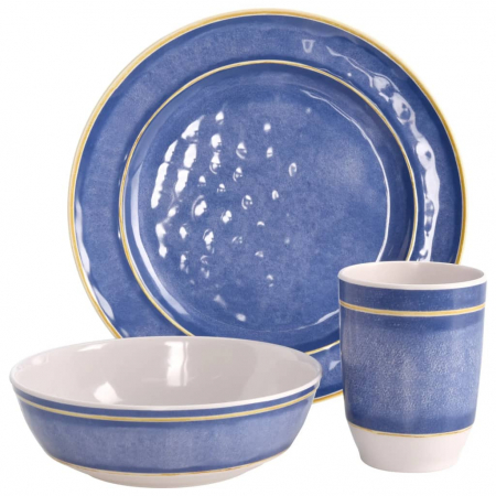 Seturi vesela - Set vesela Redcliffs, melamina, 12 piese, albastru