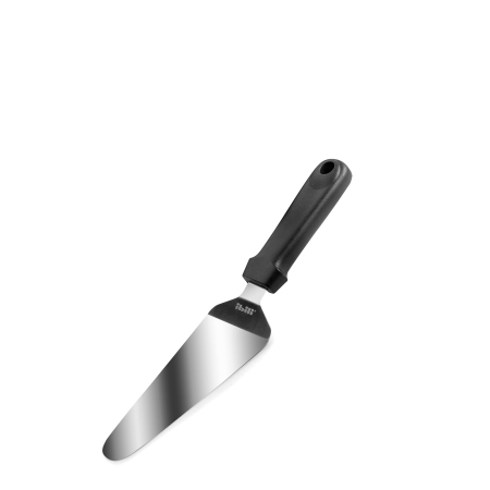 Kitchen - Spatula triunghiulara Ibili-Ecoprof, otel inoxidabil, 25x6 cm, negru