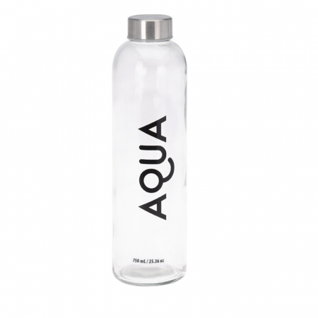 Sticle apa - Sticla apa Excellent Houseware-Aqua, sticla, 7x25 cm, 750 ml, transparent