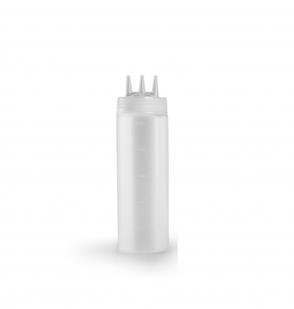Ornare, insiropare si decorare prajituri - Sticla insiropare blat Ibili-Flex, plastic, 500 ml, alb
