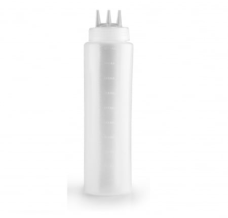 Kitchen - Ibili-Flex countertop syrup bottle, plastic, 1000 ml, white