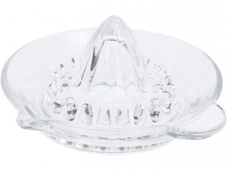 Prese si storcatoare - Storcator citrice manual Excellent Houseware, sticla, 12x3 cm, tansparent
