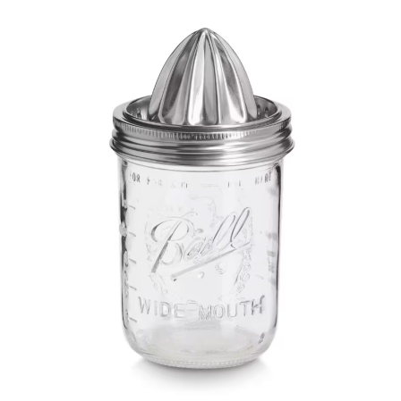 Prese si storcatoare - Storcator citrice Zeller, sticla/otel, 9x16 cm, 0.45 l, transparent/argintiu