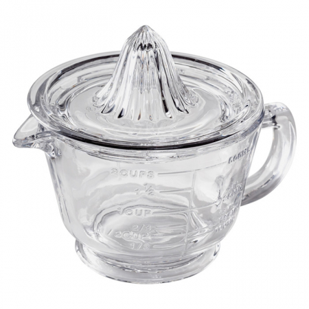 Prese si storcatoare - Storcator manual citrice Judge, sticla borosilicata, 17x13x14.5 cm, transparent