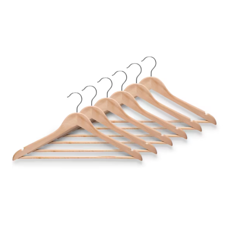 Umerase - Set 6 umerase Zeller, lemn, 44x7.5x24 cm, maro