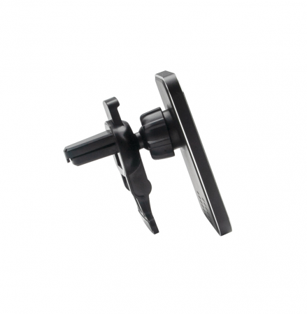 Suport auto Forever, pentru aerisire MACH-100, magnetic cu incarcare wireless, 15W, negru [2]