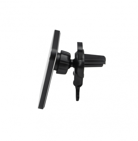Suport auto Forever, pentru aerisire MACH-100, magnetic cu incarcare wireless, 15W, negru [1]